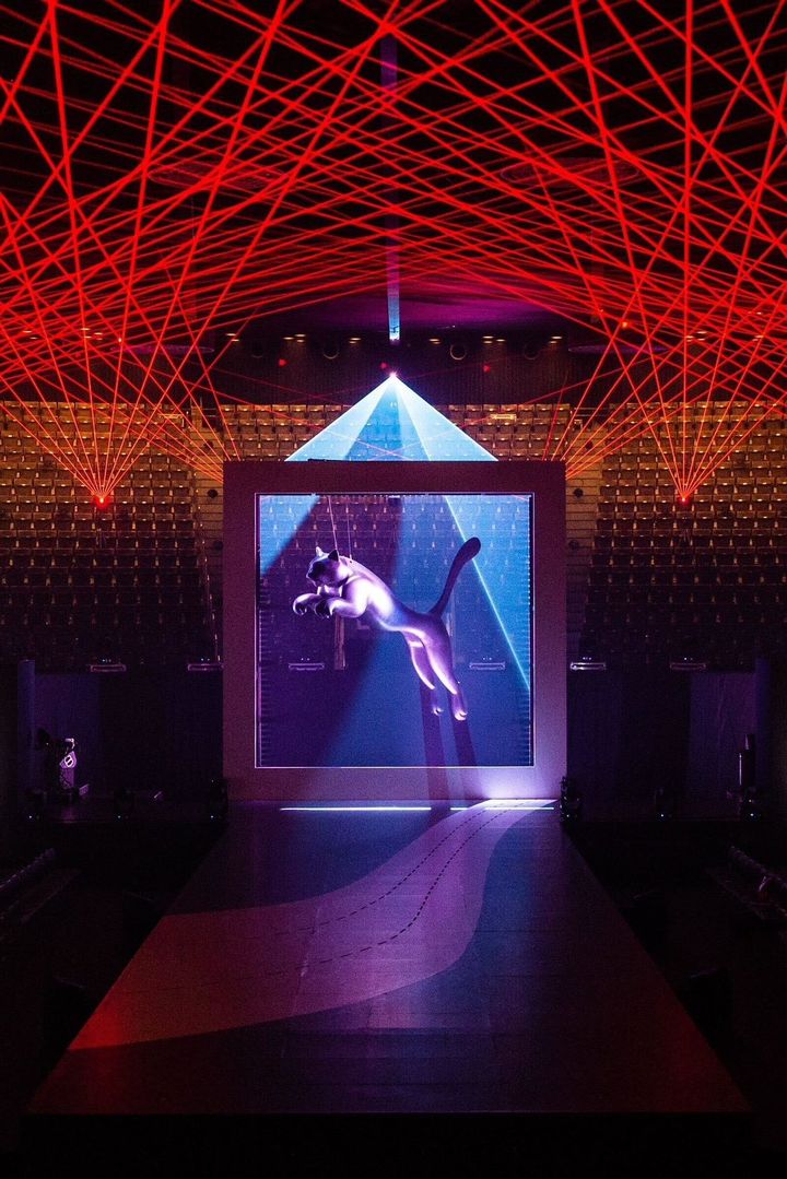 Puma's 75th Anniversary Show Wows with Laser Spectacle