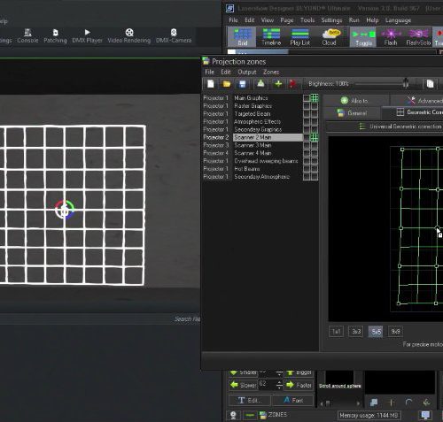 How to stack laser projectors to increase the laser output brightness and reduce flickering