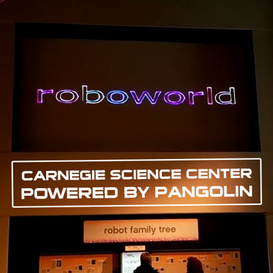 Pangolin laser light software at Carnegie Science Center Pittsburgh