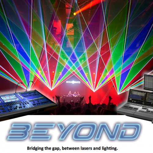 Laser Control from Lighting Console