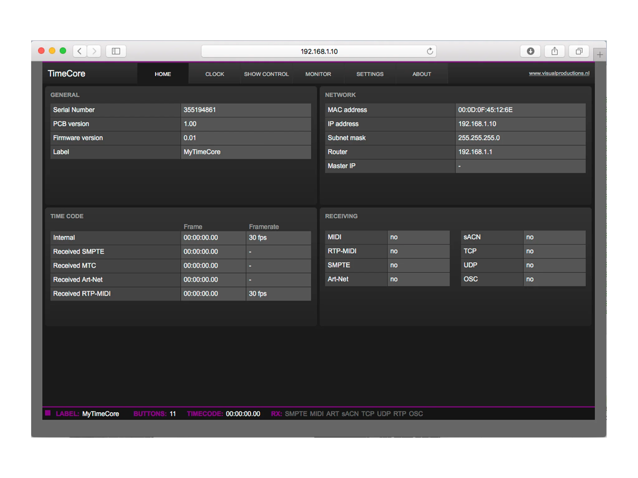 TimeCore | Distributor