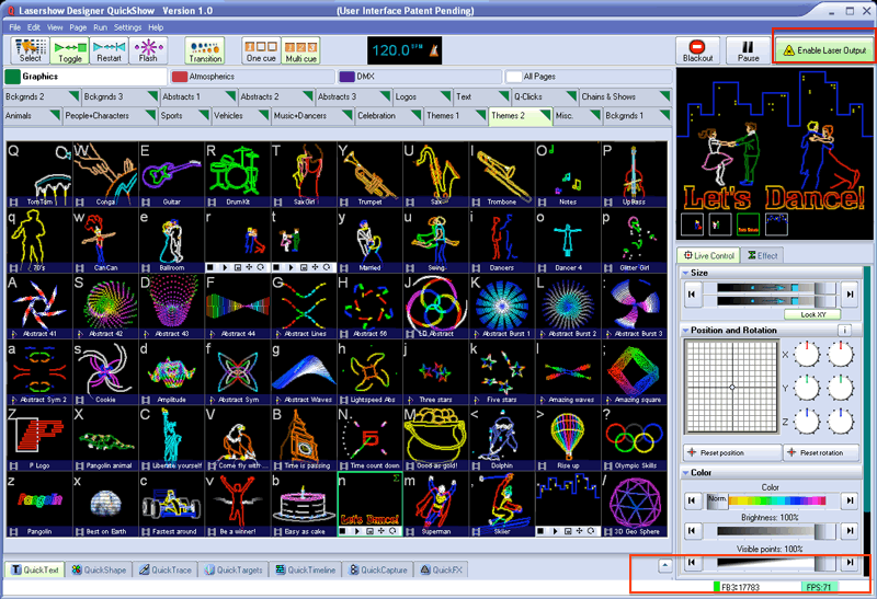 QuickShow Main WIndow