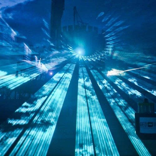 Outdoor Laser Show at GEOVOL