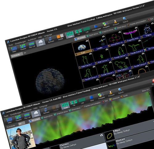 Where to get FREE laser shows