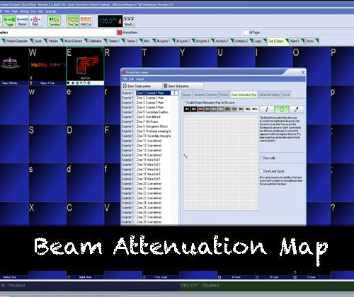Beam Attenuation Map