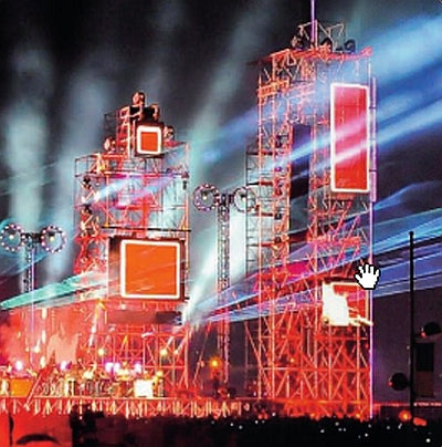 Jean Michel Jarre's Performance for Monaco Wedding