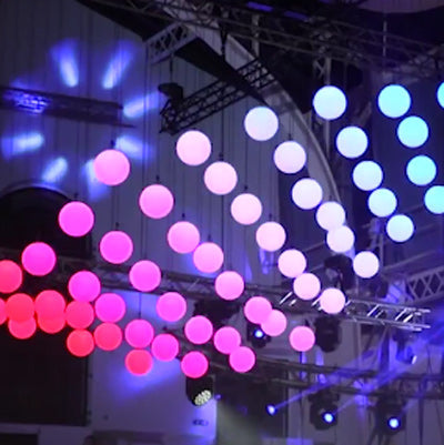 Kinetic LED light balls at European Researchers’ Night 2017 Bratislava