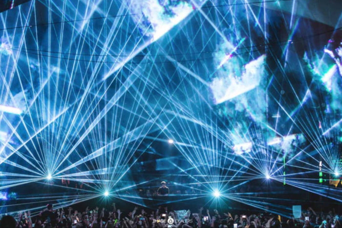 Martin Garrix Laser Show at the Green Valley Night Club