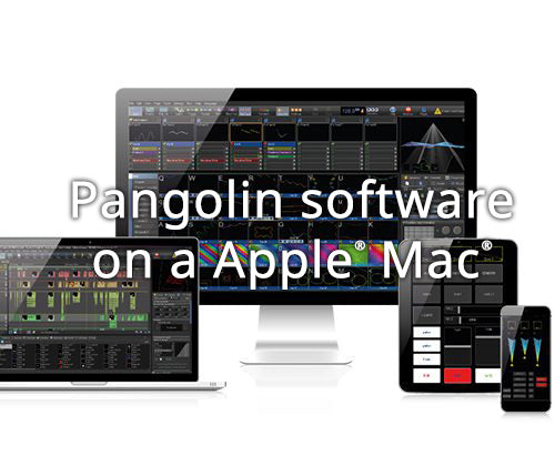 Pangolin Laser Light Software on Apple Mac
