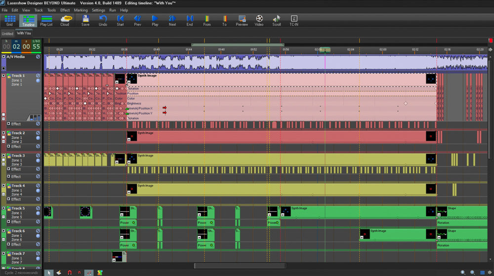 Sync Laser Effects to Music