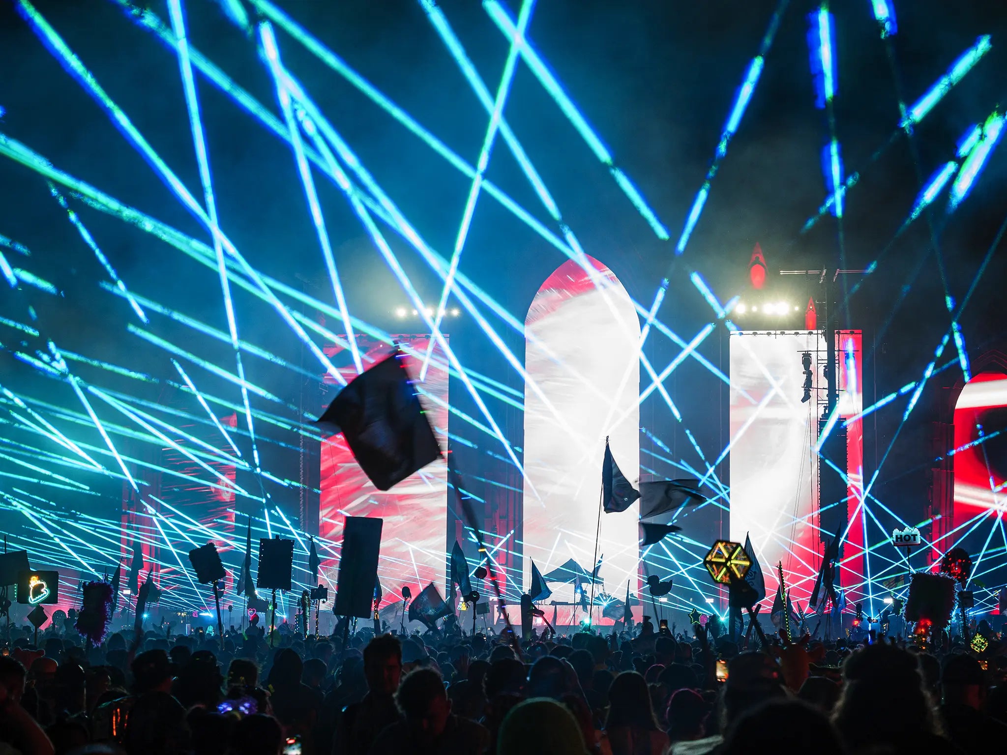Main stage laser show image Forbidden Kingdom 2026