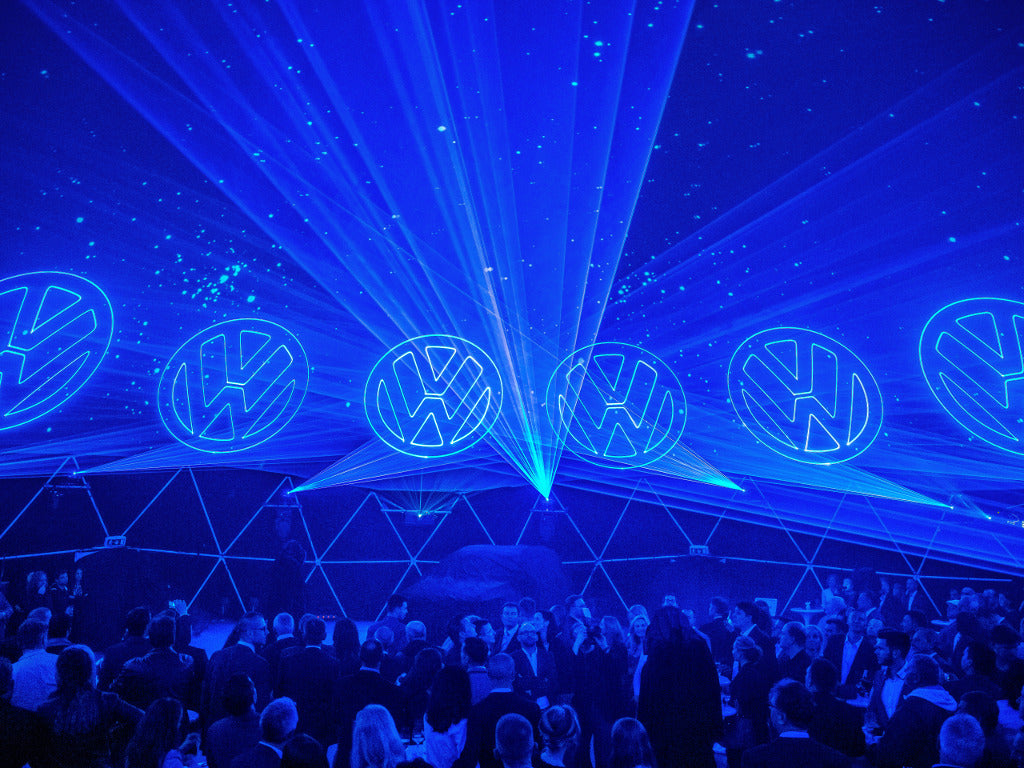 How to create laser advertisements